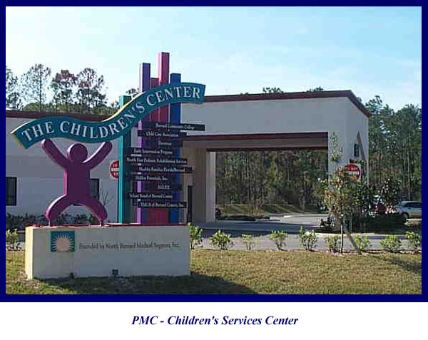 Pic of PMC Children's Center sign & building