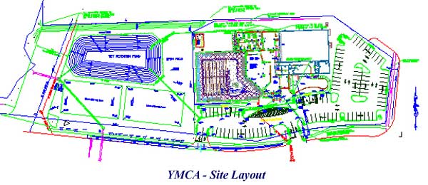 YMCA Site Plan drawing